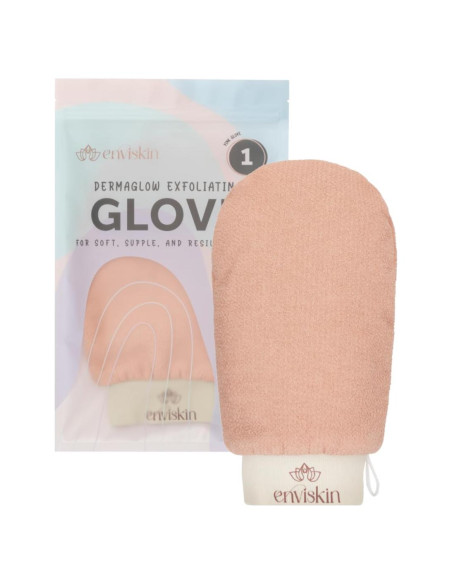 Guante Exfoliante Corporal Dermaglow Rosa - 1 Cuenta