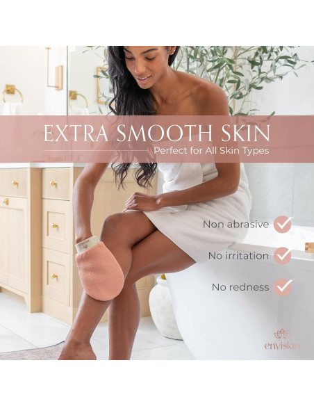 Guante Exfoliante Corporal Dermaglow Rosa - 1 Cuenta