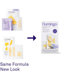 Kit de Cera Facial Flamingo para Mujeres - 2 Paquetes 2