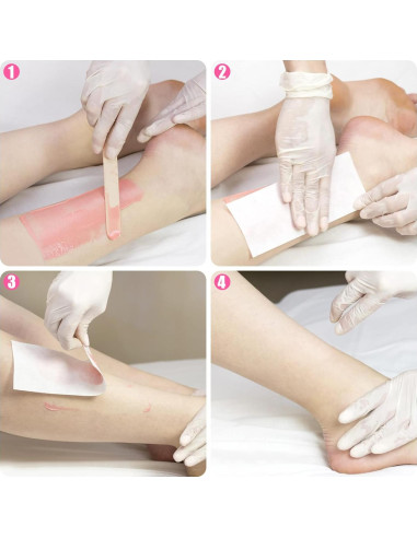 CABAX Papel de Depilación Desechable 50 Hojas 20x7 cm