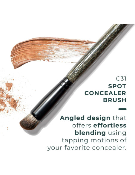 Brocha Correctora Angulada Rose y Ben Beauty - Alta Cobertura