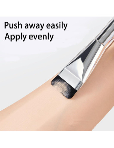 Set de 3 Brochas de Maquillaje Planas AddLotLot 15,24 cm