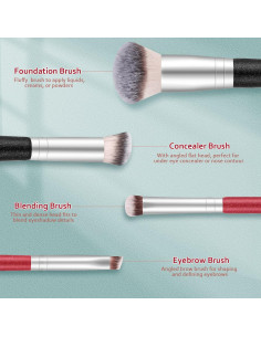 Brochas de Maquillaje Doble Cara START MAKERS 2 Pcs 2