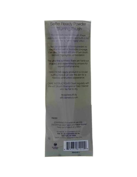 Brocha Difusora de Polvo e.l.f. 19,37 cm Vegana y Cruelty Free