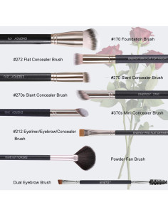 Juego de Brochas de Maquillaje Energy 8 Pcs Sintéticas 2