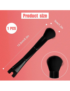 Brocha de Contorno de Nariz Doble Punta NQEUEPN 13.5cm 2