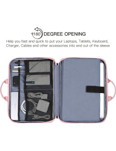 Funda para Laptop Rosa imComor 13.5-15 Pulgadas Impermeable 2