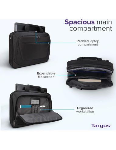 Maletín Targus CityLite para Laptop 15.6" Negro