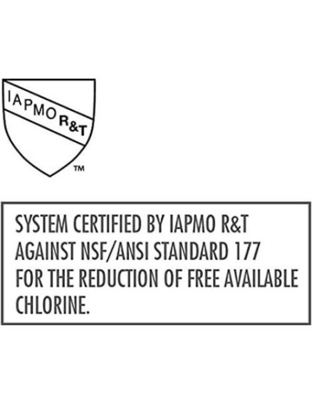 Cabezal de Ducha Filtrado Culligan WSH-C125 Cromo 10,000 Gal