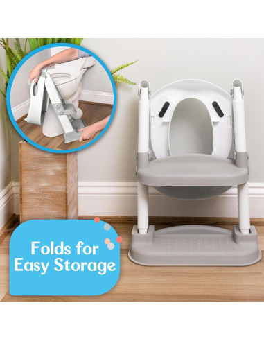 Asiento de Entrenamiento Fisher-Price Step Up 2 en 1 Blanco