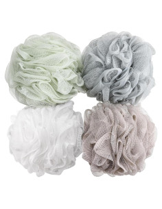 Esponjas de Baño BTYMS Loofah 60g - Paquete de 4 Colores