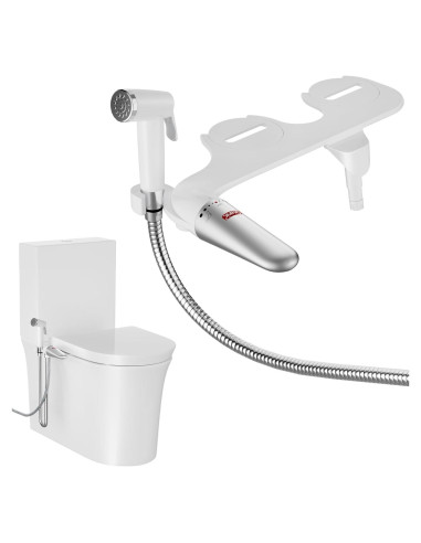 Bidet 2-en-1 DEANIC con Pulverizador de Mano Ajustable