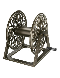 Carrete de Manguera de Jardín GOFORWILD 200 pies Acero