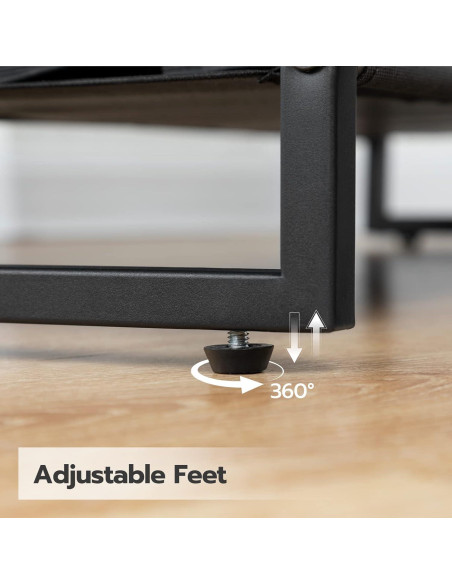 Estante para Zapatos HOOBRO 4 Niveles Marrón Rústico