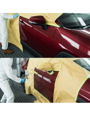 Papel de Enmascarar Pre-Adhesivo Tangibay 61cm x 15.24m