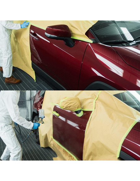 Papel de Enmascarar Pre-Adhesivo Tangibay 61cm x 15.24m