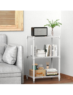 Estantería de Almacenamiento M MZG 3 Niveles Blanca 204 kg 2