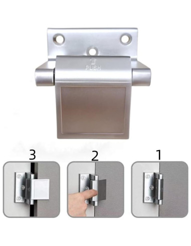 Cerradura de Refuerzo de Puerta Wannianmu 4 Paquete Antirrobo