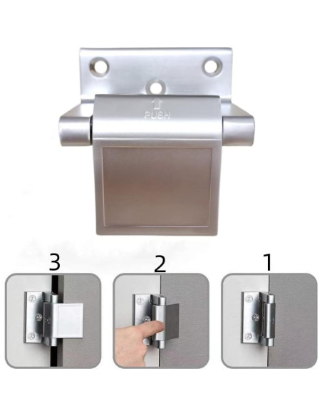 Cerradura de Refuerzo de Puerta Wannianmu 4 Paquete Antirrobo