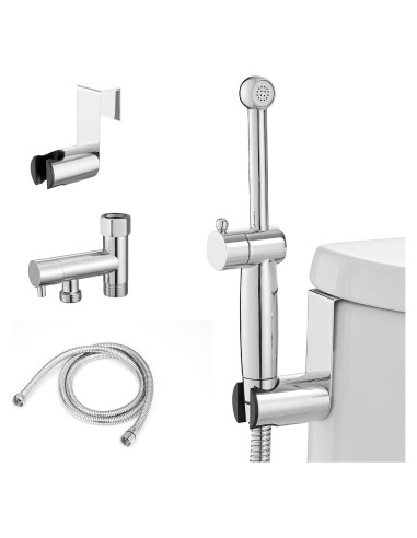 Rociador de Bidet de Mano Greenspring Cromo Ajustable 0.68 kg