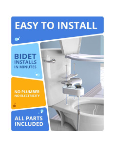 Accesorio de Bidet Clear Rear - Doble Boquilla Ajustable 2