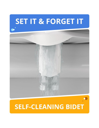 Accesorio de Bidet Clear Rear - Doble Boquilla Ajustable