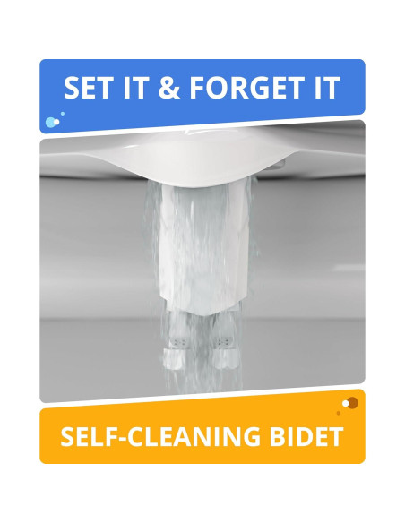 Accesorio de Bidet Clear Rear - Doble Boquilla Ajustable