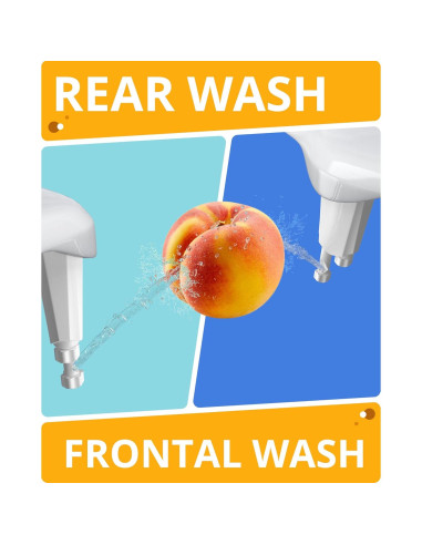 Accesorio de Bidet Clear Rear - Doble Boquilla Ajustable