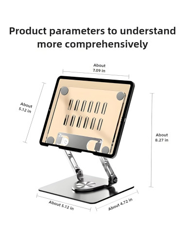 Soporte Ajustable para Tableta Craftreasure 360 Acrílico