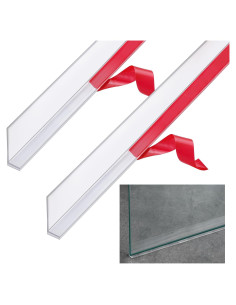 Tira de Sello L Vinilo Transparente Newtay 1,85 m 2 Pcs