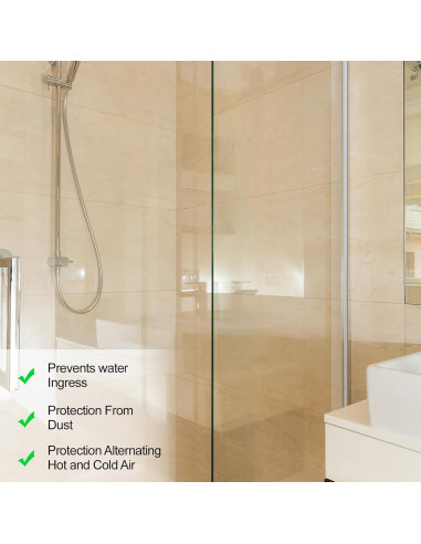 Tira de Sello L Vinilo Transparente Newtay 1,85 m 2 Pcs