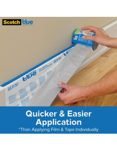 Cinta ScotchBlue + Plástico 3M PT2093EL-24 10,16cm 2