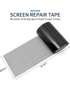 Cinta de Reparación de Pantalla SANKEMU 10 cm x 5 m Negra 2