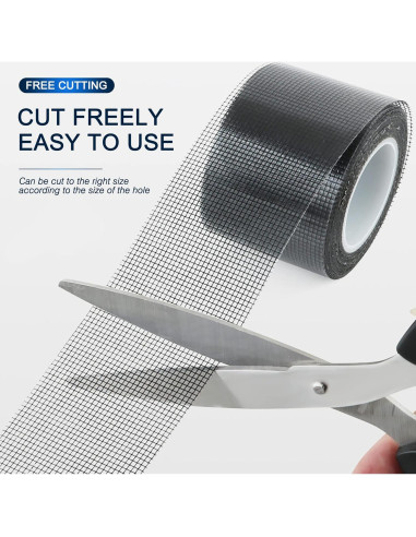 Cinta de Reparación de Pantalla SANKEMU 10 cm x 5 m Negra