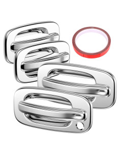 Cubiertas de Manijas de Puerta Cromo Tutor Auto para Chevy/GMC 99-06