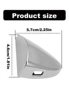 Cubierta de mango de puerta CmeRto para Lexus ES350 2007-2012 2
