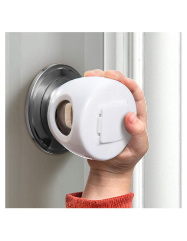 Cubierta de Seguridad para Pomos de Puerta Niños 4 Pzas
