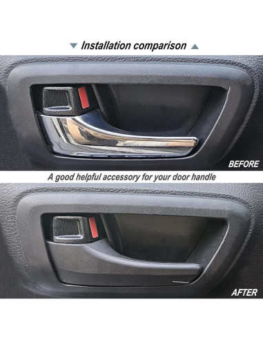 Cubierta de Manija de Puerta JKCOVER para Toyota 2016-2023