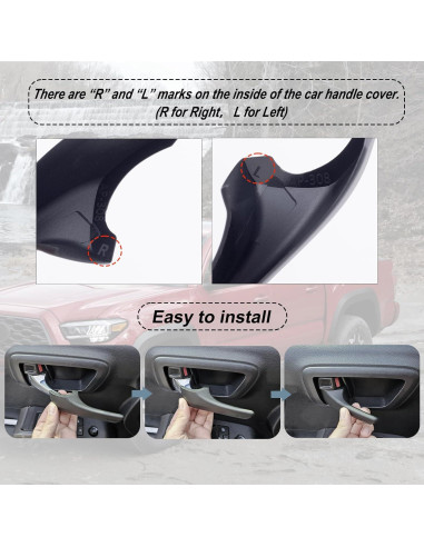 Cubierta de Manija de Puerta JKCOVER para Toyota 2016-2023