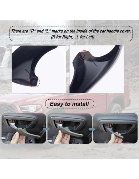 Cubierta de Manija de Puerta JKCOVER para Toyota 2016-2023
