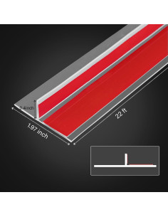 Tira de Sello de Silicona Storystore 6,10m x 5cm para Puertas 2