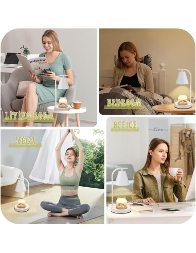 Calentador de Velas Hong-in Blanco con Temporizador 60W