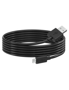 Cable de carga USB C PwrON para Tribit Flybuds 3 Rosa 91 cm