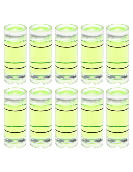 Nivel de Burbuja Cilíndrico HARFINGTON 10 Piezas 8x20mm