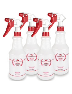Botellas de Spray Uineko 500 ml (Paquete de 4) Ajustables