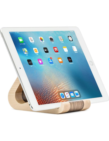 Soporte para Tablet de Madera MTWhirldy Universal 6-13"