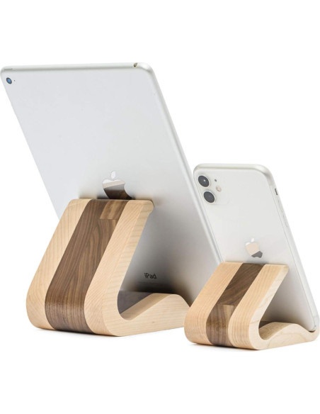 Soporte para Tablet de Madera MTWhirldy Universal 6-13"