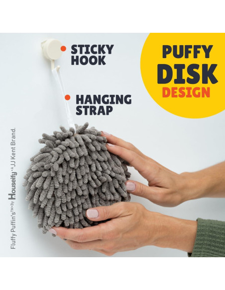 Toallas de Mano JJ KENT Fluffy Puffins - Juego de 3 Microfibra