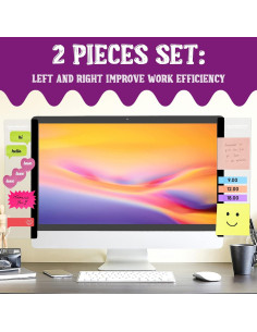 Tableros de Memoria MDOZQ 2 Piezas Acrílico para Monitor 2