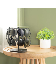 Organizador de Gafas Mkono Soporte para 12 Pares Negro 2